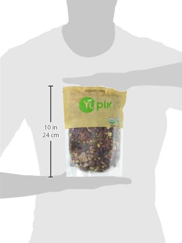 Yupik Organic Kathmdu Mix, 1 lb (16 oz), USDA Certified, Gluten-Free, Vegan, Non-GMO, Colorful Dried Fruit, Seeds, Beans, & Nuts with Goji Berries, Mango, Brazil Nuts, Pumpkin Seeds, & Tamari Almonds