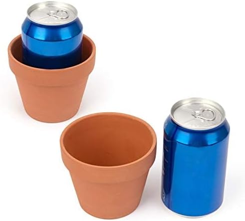 26 Pack 4" Terracotta Planter Pots - Clay Ceramic Cactus & Succulent Nursery Pots with Drainage Hole