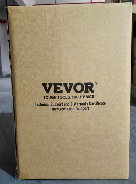 VEVOR 4 Gallon Battery Powered Backpack Sprayer with Wheeled Cart, Adjustable 0-94 PSI, 13FT Hose, 6 Nozzles, 2 Wands Included, Wide Mouth Lid for Weeding, Cleaning, Long Spray Time, White+Orange