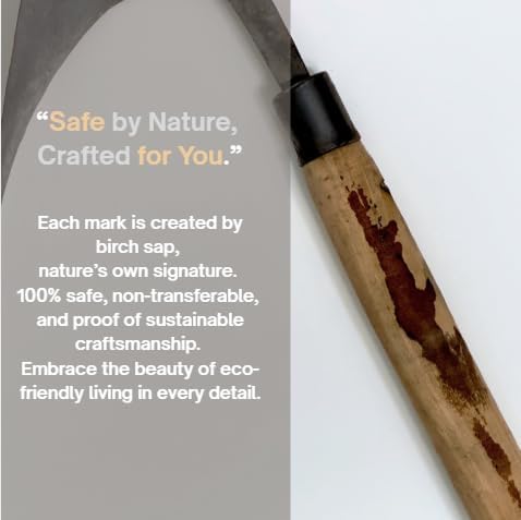 Left-Handed GANGDONG Homi Korean Hand Hoe – Premium All-in-One Gardening Tool for Weeding, Digging, Planting & Cutting – Hand-Forged Heavy-Duty Blade – Ideal Gift for Gardeners & Farmers