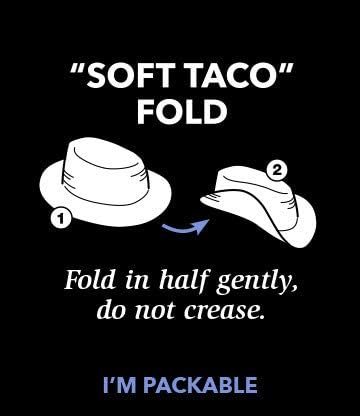 Wallaroo Hat Company Women’s Victoria Fedora – UPF 50+ UV Protection, Wide Brim, Medium Size, Packable & Adjustable Sun Hat