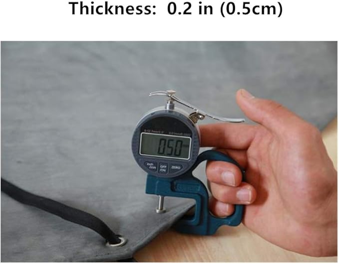 Thick Rubber Apron, 47.2 x 33.5 Inch Waterproof, Long Chemical Resistant, Adjustable for Dishwashing, Cleaning Fish, Gardening, Lab Work, Butcher and Dog Grooming, Grey