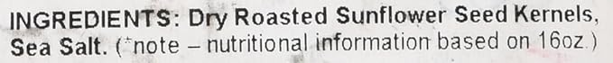 Lightly Sea Salted Sunflower Seed Kernels by Gerbs - 2 LBS - Top 11 Food Allergen Free & Non GMO - Premium Dry Roasted Seeds – COG USA