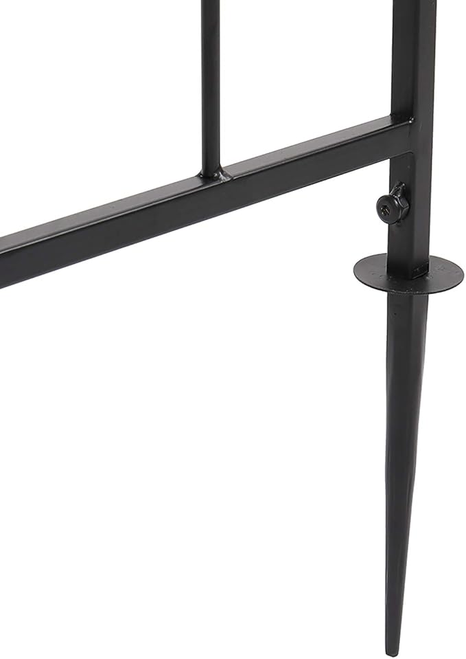 VINGLI Garden Arbor, Arch for Wedding Ceremony Party, Christmas Garden Decor Steel Garden Trellis for Plant Climbing, Pergola for Garden, Backyard, Lawn (Bridge Top)