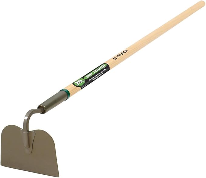 Truper 33039 Tru Tough Welded Garden Hoe with 6-Inch Head and Wood Handle