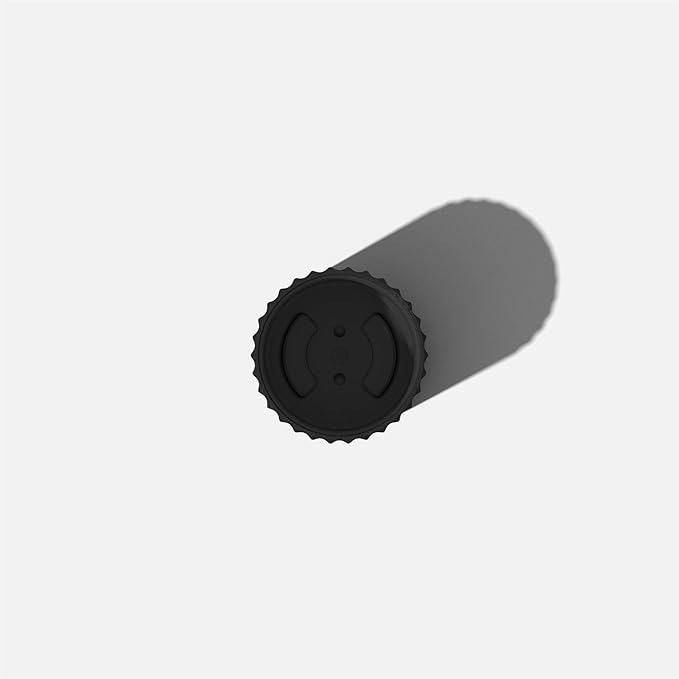 Veradek Demi Series Demi 6" Planter w/Tray - Black, 2 Pack