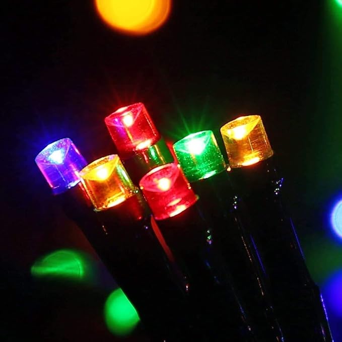 Minetom 205Ft Christmas String Lights, 600 LEDs Twinkle Christmas Tree Lights String- 8 Lighting Modes Fairy Lights for Christmas Trees Indoor Outdoor Holiday, Multicolor