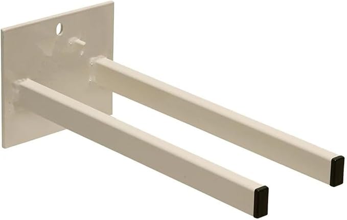 Zonon 2 Pcs Extra Wide Wall Mounted Tool Rack for Trimmers Blowers and Stepladders Heavy Duty Powder Coated Steel Storage Organizer for Garage Shed Workshop Tool Holder