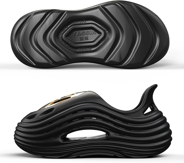 Unisex Breathable Wave Clogs - Lightweight Garden Shoes with Ventilation Holes, Non-Slip Indoor Outdoor Clogs for Men and Women