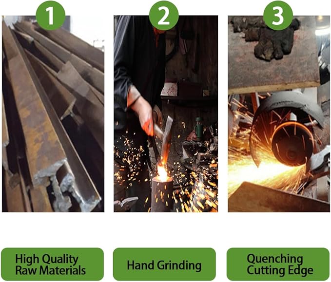 Garden Hoe and Cultivator, Long Heavy Duty Hand Hoe with Tiller, 2 Section Handle, Carbon Steel Blade, Cultivator Hoe Garden Tools for Loosening Soil, Digging