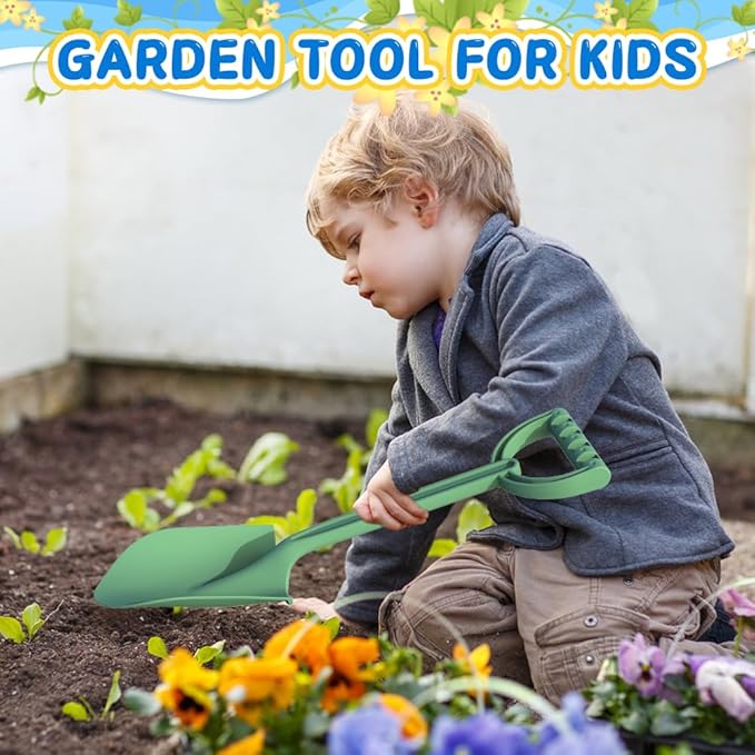 3PCS Beach Shovel Sandbox Toy, 16 inch Heavy Duty Shovel Garden Digging Bath Water Pool Toy for Kid Adult, Garden Digging Sand Toy Camping Travel Beach Essential