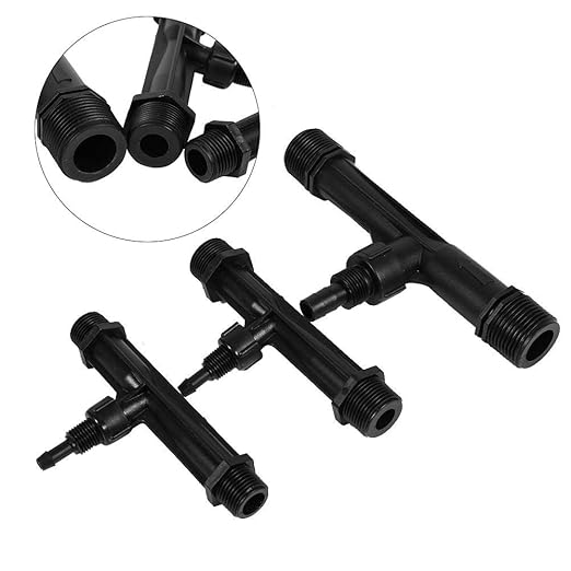 2Pcs 1 Inch Irrigation Venturi, Irrigation Fertilizer Water Tube, Venturi Fertilizer Mixer Injectors, POM Plastic Agriculture Irrigation Device Tool