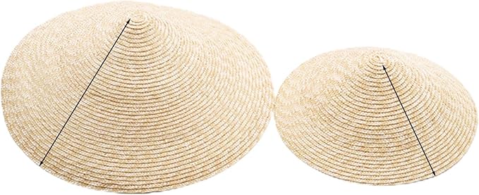 Women's Large Brim Straw for Sun Hat Traditional Oriental Straw Cone Hat Garden Fishing Hat with