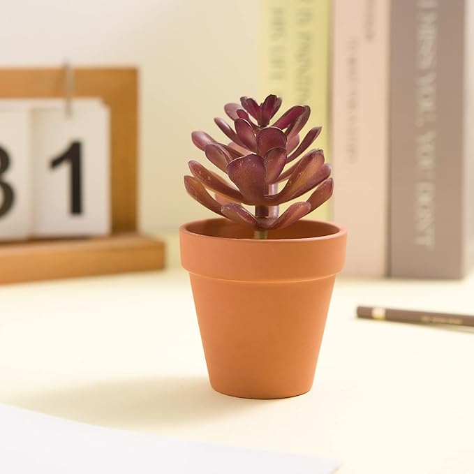 Fcacti 36 PCS Small Mini Clay Pots with Drainage Holes for Plants,2.5inch Terra Cotta Pot Clay Ceramic Pottery Planter,Succulent Nursery Pot/Cactus Plant Pot,for Indoor/Outdoor Plants,Crafts