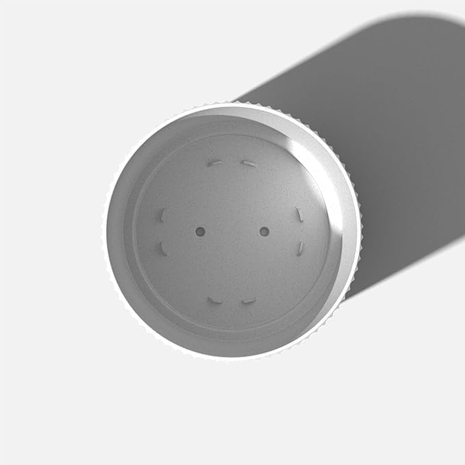 Veradek Demi Series Round Planter for Porch, Patio, Backyard | Durable Plastic-Concrete Material | Modern Décor for Tall Plants, Flowers