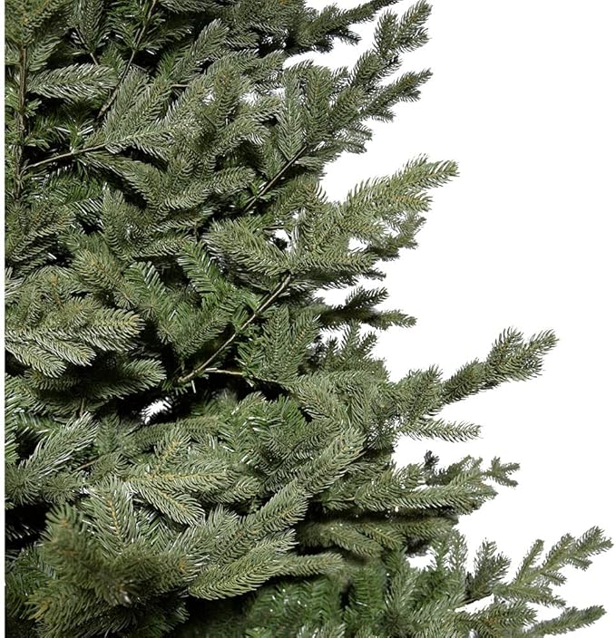 Fraser Hill Farm Woodside Pine Christmas Tree, 12 Feet Tall | Perfect Artificial Holiday Tree for Living Room, Family Room, or Den | No Lights Attached | FFWS012-0GR, Green