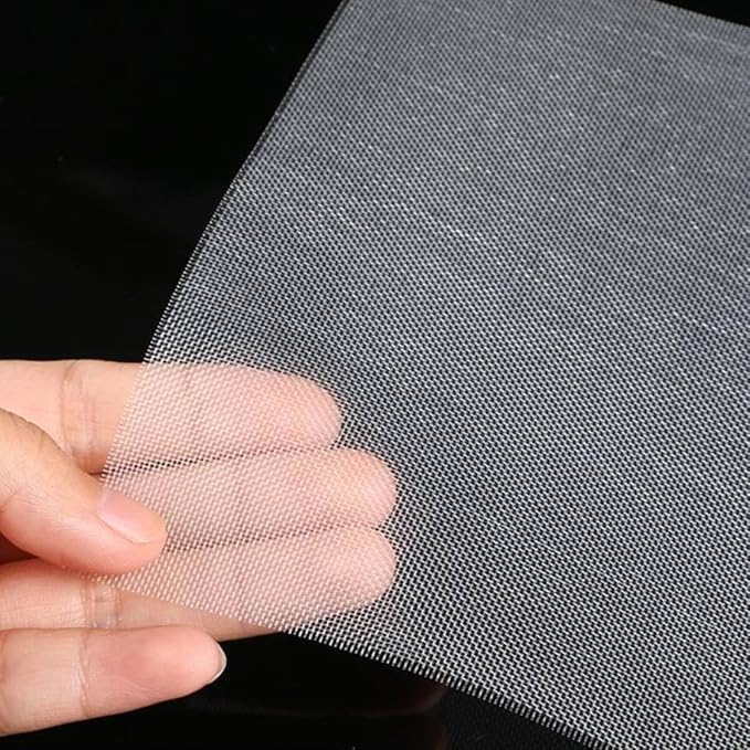 Nylon Mesh Filter Fabric 40 Micron Water Strain Net Mesh Fabric, 39.3 x 78.7 inch