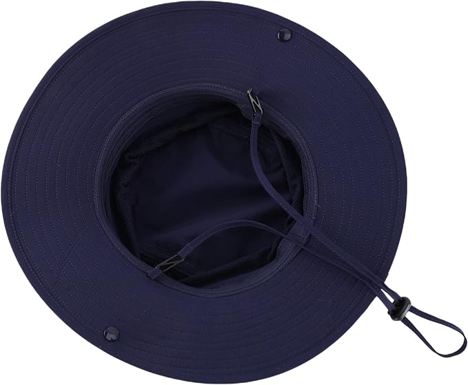 Connectyle Sun Hat for Men Women Outdoor UV Protection Safari Hat for Fishing Hiking Gardening Breathable Cowboy Hat UPF50