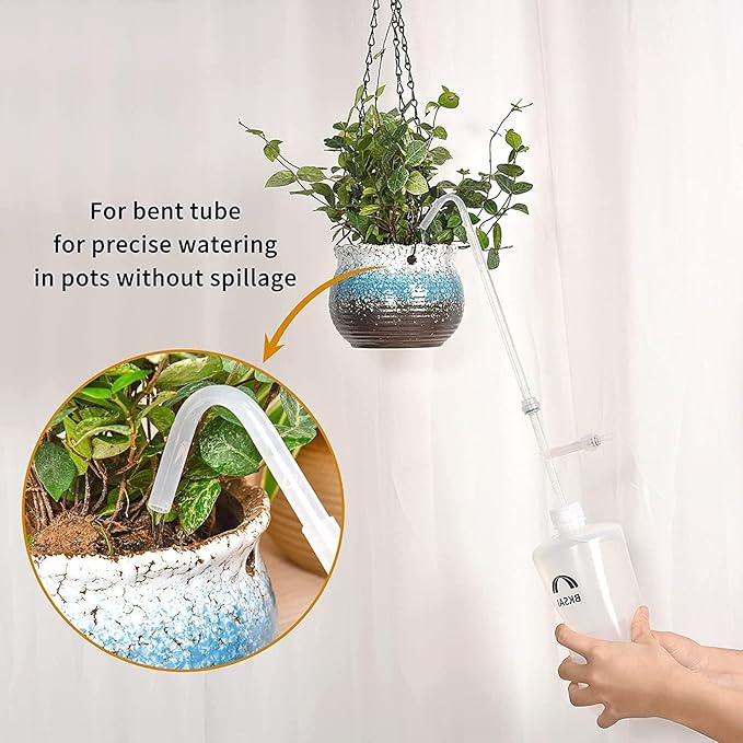 Hanging Plant Plant Watering Bottle Update Multifunction Watering can with Long Spout Can Anti-backflow Watering System | Indoor or Outdoor | U.S.A Patent Design