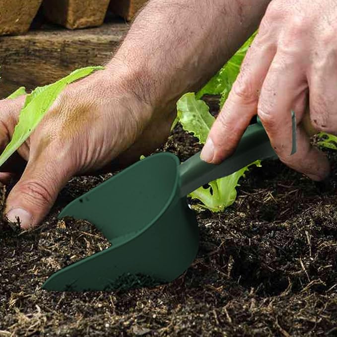 Gardening Shovel - Garden Hand Scoops | Gardening Hand Trowel | Succulent Soil Shovel | Agricultural Hanging Shovel | Soil Scoop Garden Tool for Flower Vegetables Soil Transplanting, M