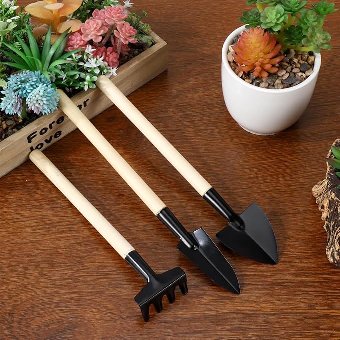 BESPORTBLE 6PCS Mini Garden Tools Set - Succulent Shovel - Miniature Shovels for House Plants for Bonsai Gardening Ideal Mini Tools for and Adults
