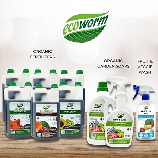 Soil Extract Concentrate - Organic Vermicompost Fertilizer for Fruits & Vegetables - 35 fl oz (Makes 53 gallons)