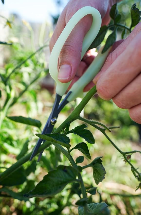 Obsidian Drake Pro Hort Trimming Scissors - Non-Stick Fluorine L-Shape Blade - Glow in the Dark - by Common Culture