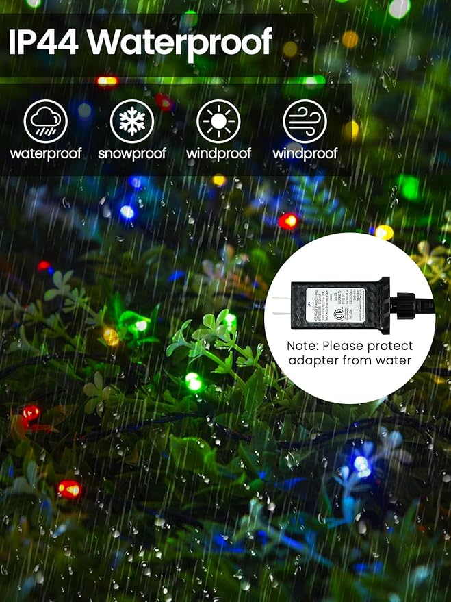 Smart Color Changing Halloween Lights with Remote & APP, 175FT 500 LED RGB Dimmable Halloween String Lights, Waterproof Fairy Twinkle Light for Indoor Outdoor Xmas Tree Wedding Christmas Decorations