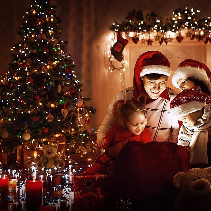 Toodour Christmas Lights Outdoor, 328ft 1000 LED String Lights, Timer, Waterproof 8 Modes Outdoor Christmas String Light - Twinkle Light for Tree Home Garden Yard Wedding Party Xmas Decor(Multicolor)