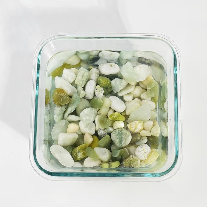 Stonecreek 24 LBS River Rocks (2 x 12 LBS Bags) – Natural Polished Decorative Pebbles, Garden Landscaping Stones for Planters, Vase Fillers, Succulent Pots, Fish Tanks & Terrariums, Jade Medium