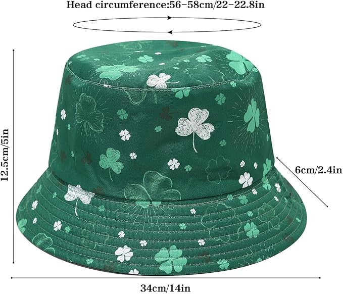 Malaxlx Bucket Hat Beach Sun Hat Fishing Hat for Women Men, Outdoor Travel Reversible Double Side Wear Fisherman Hat