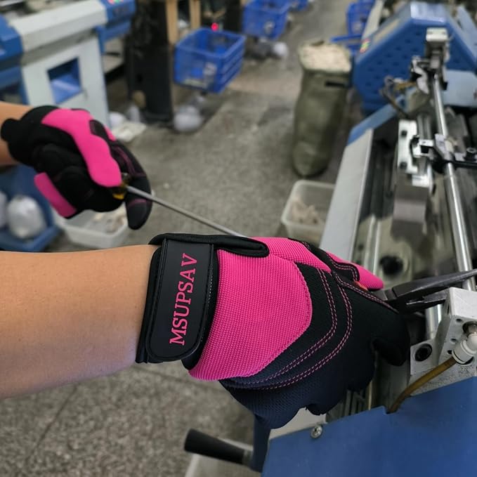 Thorn Proof&Puncture Resistant Gardening Gloves with Grip,Garden Glove for Women, Leather Yard Work Gifts