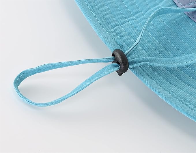 Connectyle Kids Wide Brim Sun Hat for Toddler Boys Girls Breathable Bucket Hat for Fishing Hiking UPF 50+ Protection Sun Hat