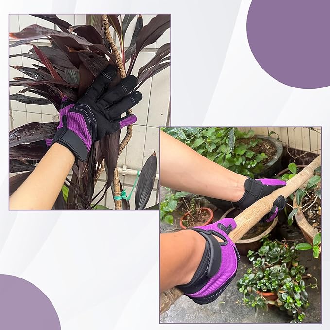 Synthetic Leather Spandex Mechanic Thorn Proof & Puncture Resistant Working Gloves with Touchscreen Support for Safety Work and Gardening