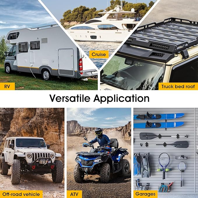 2 Pack Heavy Duty Magnetic Shovel Holder for Truck, No-Drill Strong Metal Magnet Mount Rack for Flag, Paddle, Utility Tool, Organizer for RV, Garage, Trailer, Cruise, ATV Storage