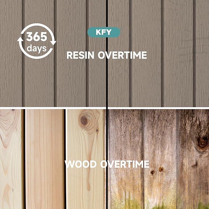 50 Gallon Waterproof Resin Deck Box, UV Resistant Outdoor Storage for Garden, Patio, Porch, Delivery, Grey