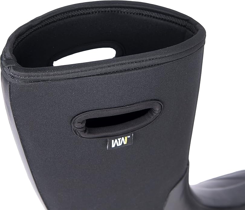 WTW Mid Calf Rain Boots for Women - Waterproof Insulated Neoprene Mud Boots Outdoor Hunting Garden Boots