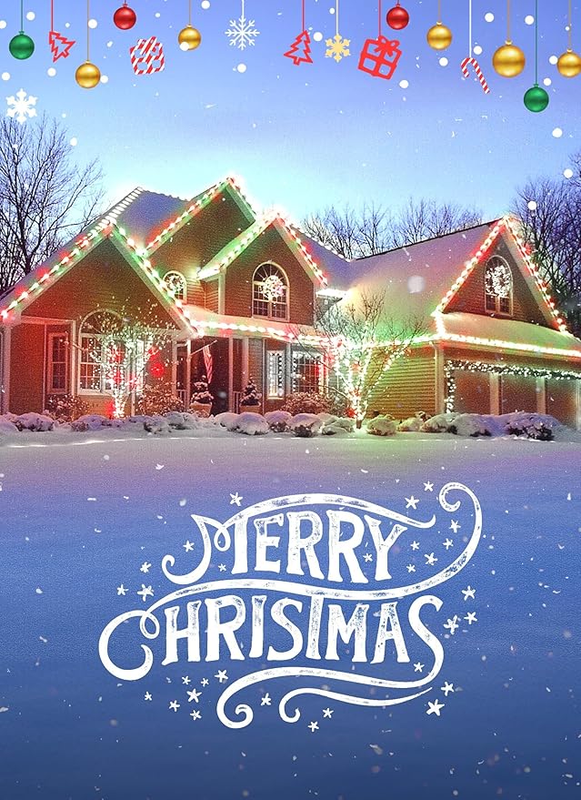 C9 LED Christmas Lights Outdoor, 68 Feet 100 LED Strawberry String Lights With 100 Spring Clamps, Waterproof Commercial Grade Extendable for Outside Roofline Patio Home Xmas Decoration, Red & Green