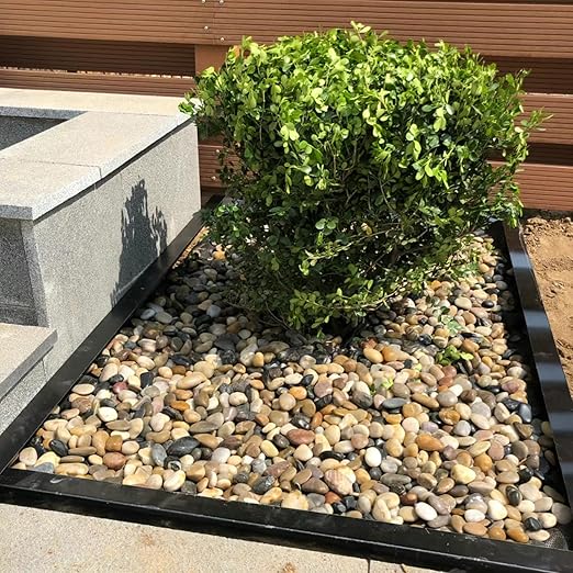 40LB Colorful River Rocks for Landscaping,1-2.2 Inch Mixed Color Pebbles for Garden Landscaping, Decorative River Rocks for Fish Tank, Aquarium, Vase Filling, Outdoor Decorative River Rocks