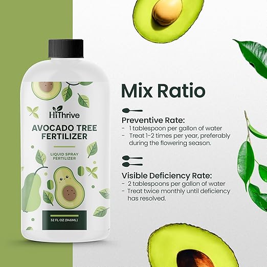 32oz Fruit Tree Fertilizer for Avocados - Makes 64 Gallons, Premium Water-Soluble Plant Food, Rich With Micronutrients for Consistent Lush Growth & Abundant Harvest