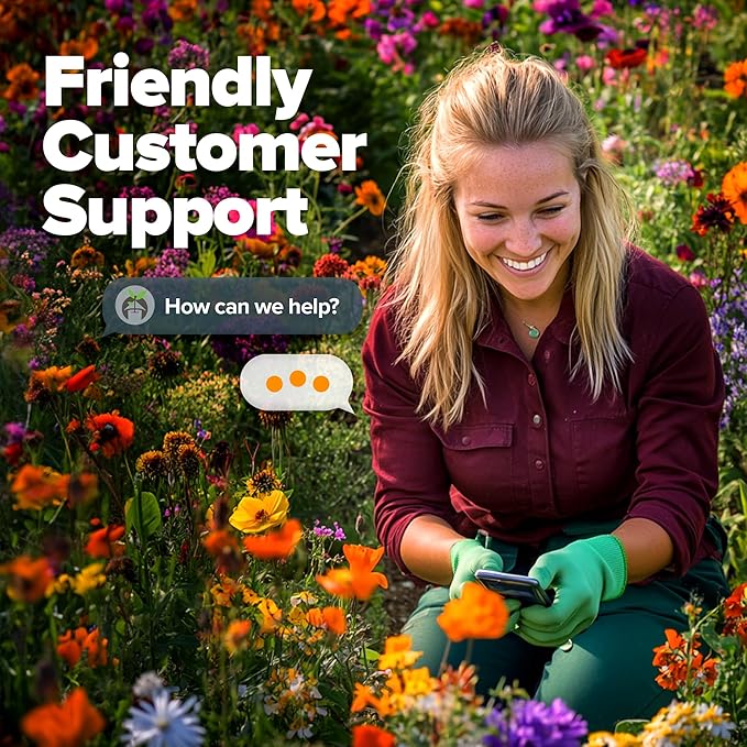 HOME GROWN Premium Wildflower Seeds Bulk Mix (2oz) - 59,300+ Seeds with 19 Varieties for Pollinators - Wild Flower Seed for Bees, Butterflies - Perennial & Annual Throw and Grow Seed Mix