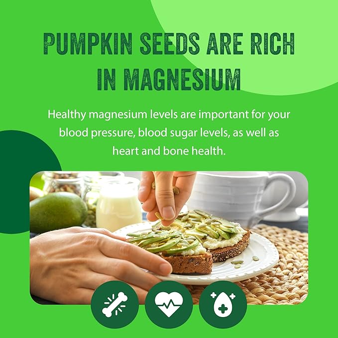 Raw Pumpkin Seeds (Papitas) 32 oz (2 lb) | No Preservatives | Batch Tested Gluten & Peanut Free | Non-GMO | NO PPO | 100% Natural | Resealable Bag | BULK Size | Healthy | Premium Grade