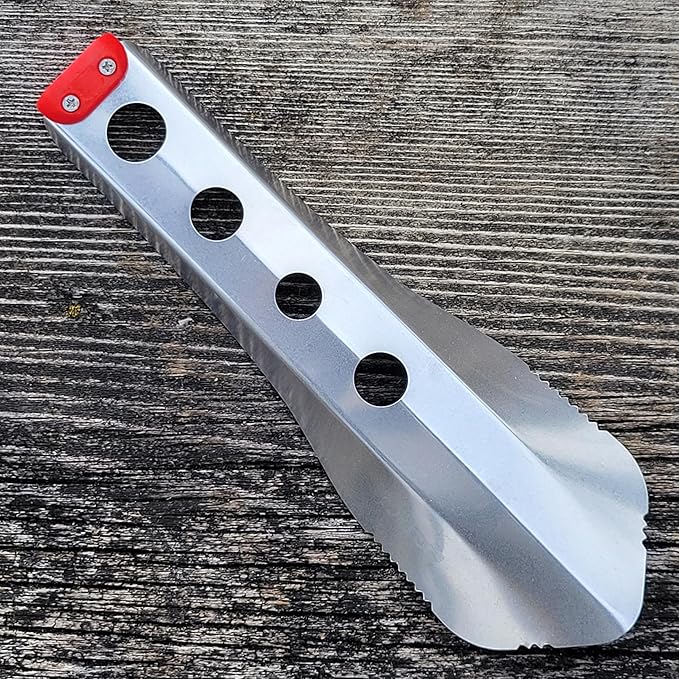 Ultralight Backpacking Trowel, 0.48 oz (13.5g) Red