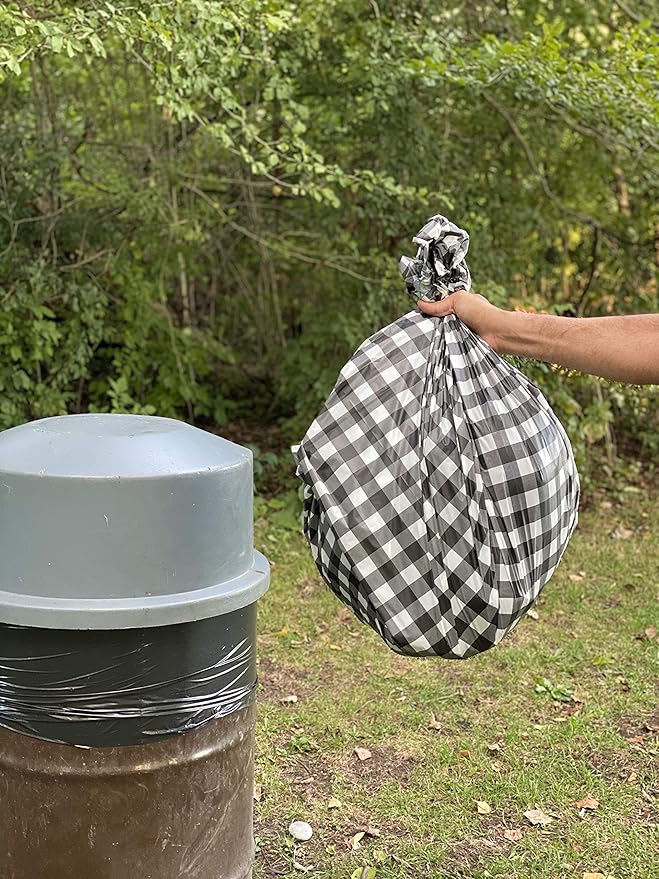 Neatiffy Disposable Plastic Table Cloth Roll | 54 in x 108 Ft Waterproof Tablecloth | Table Cover for Rectangle, Square, Round Oval Tables | Picnic, Party, Banquet, Birthdays, Weddings, BlackCheckered