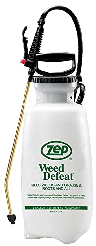 Zep Weed Defeat Sprayer 2-Gallon 781101 (1 Unit) Rust Proof and Dent Proof Industrial Strength, White