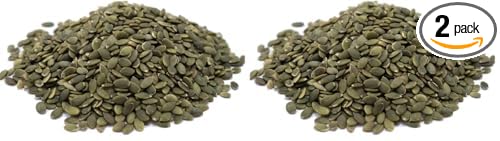 Gerbs Raw Pumpkin Seed Kernels 1 lb. | North American Grown, No Additives, Resealable Bag | Mild & Crunchy Texture | Top 14 Allergen-Free (Pack of 2)