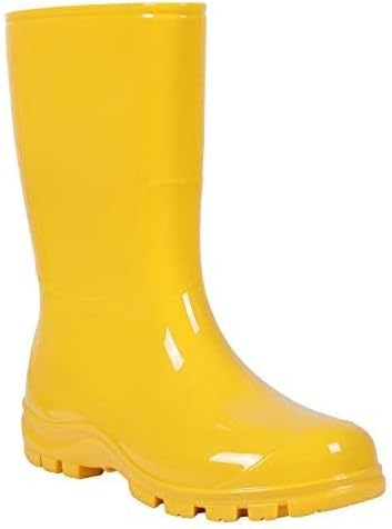 Asgard Women's Mid Calf Rain Boots Printed Waterproof Rubber Boots Short Garden Shose