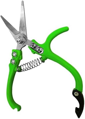 GARDEN GURU Ergonomic Garden Snips Clippers – Professional Hand Pruner Pruning Shear with Comfort Grip Handles for Gardening Trimming and Yard Work – High Carbon Steel (4 Pack)
