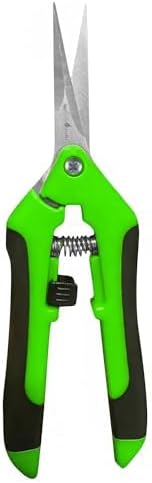 GARDEN GURU Razor Sharp Snip - Professional Garden Pruning Shears Trimmers Scissors – Micro-Tip Precision Stainless Steel Blades - Easy on Arthritic Hands - Soft Ergonomic Rubber Handles (4 Pack)