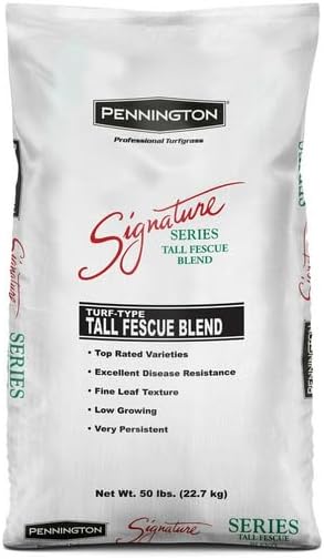 Pennington Signature Series Tall Fescue Blend Blue Tag 50 lb Grass Seed Partial Sun